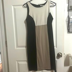 Cato Darted color block dress - fitted classic cut Size 12